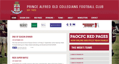 Desktop Screenshot of paocfc.com.au