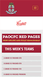 Mobile Screenshot of paocfc.com.au